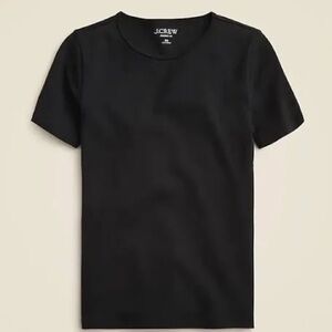J. Crew Black Crewneck Tee - Perfect Fit